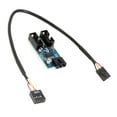 thumbnail image 1 of Interfaz de Adaptador de Cabezal USB CUTICAT 9 Pines 1 a 4 Hembra, 1 of 7