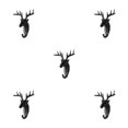 thumbnail image 2 of Guardoinrt Animal Head Coat Hook Resin Elephant Head For Unique Decorative Touch Good black (deer) 5Set, 2 of 6