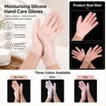 thumbnail image 2 of Silicone Gloves for Dry Hands,1 Pairs Silicone Moisturizing Gloves,Spa Gel Hydrating Gloves Women,Anti Slip Aloe Lotion Gloves for Repairing Dry Hand,Calluses,Cracked Heels & Softening Rough Skin, 2 of 6