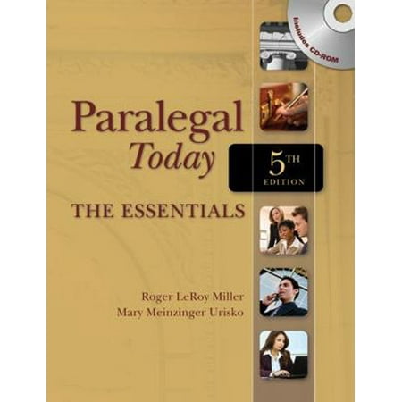 Pre-Owned Paralegal Today: The Essentials [With CDROM] (Paperback) 1435498550 9781435498556