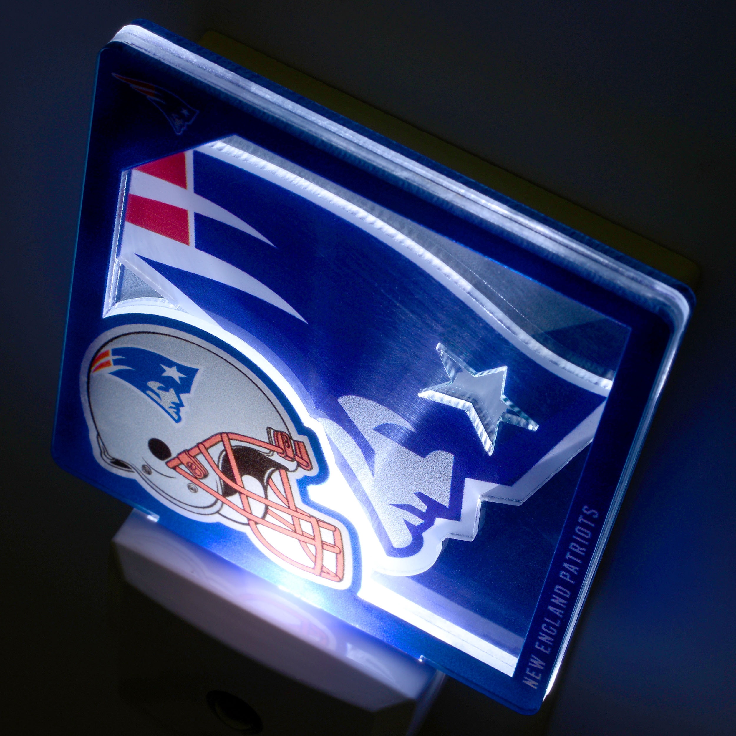 New England Patriots Logo Series Nite Light