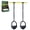 2PCS, variant on Half Moon Saw Tooth Lawn Edger Tool, Manual Grass Edging Tool with 107cm Detachable Handle, Heavy Duty Steel Sidewalk Edger for Yard, Garden, Landscaping, Lawn Border Trimming
