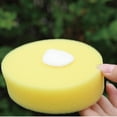 thumbnail image 1 of ziyahi 12pcs Waxing Sponge Simple Small Rounded Foams Dual-sided Efficient Professional Wax Applicator Patch Polish Car Cleaning Buffers Detailing Accessories, 1 of 9
