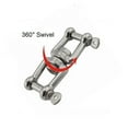 thumbnail image 4 of Heavy Duty Steel Boat Anchors Swivel Connector Resistant Rotate Shackle, 4 of 10