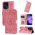 thumbnail image 4 of Funda tipo cartera GANGXUN para OPPO Find X5 , diseño girasol, cuero PU, soporte, cierre magnético, tarjetero, 4 of 5