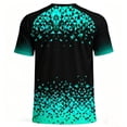 thumbnail image 5 of Betivan Men's Fashion Casual Soccer Style Soccer Printed Sport Breathable Short Sleeve Tops, 5 of 6