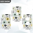 thumbnail image 7 of Yayeee Blank Wall Plate Cover 1-Gang 4.5"x2.7" Home Unused Decorative Outlet, White Flower, 7 of 7