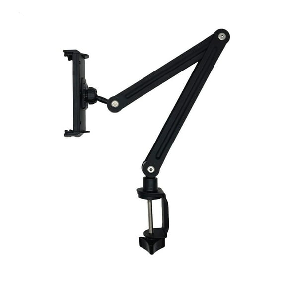 Yammee Tablets Holder for Bed and Desk with 360 Degree Rotation and Adjustable Arm for 4.7" 12.9" Devices