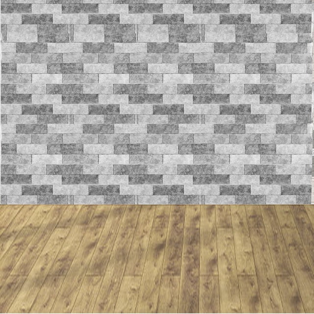 Adhesivo de pared, diseño de grano de ladrillo simulado, adhesivo para escalera, adhesivo para suelo, máxima fiabilidad