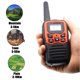 thumbnail image 5 of 10 Piezas de Radio Walkie Talkie de Mano 22 Canales Establecidos 10 Km Uhf 400-470 Mhz Transceptor de Comunicación de Banda Dual de Alcance, 5 of 5