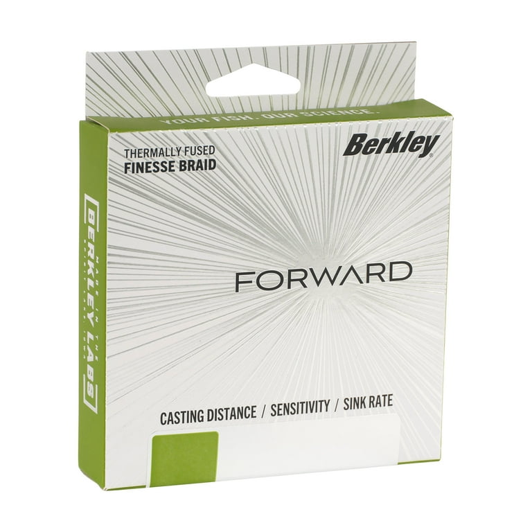 12 lb test braided fishing line Berkley Forward Braid Fishing Line, Low-Vis Green, 12 lb Test Strength, 150  yd