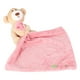 thumbnail image 5 of Bebé Manta de seguridad Suave Oso de peluche Oso de felpa Manta de confort Juguete calmante para ni?os peque?os(Rosado) EOTVIA NO, 5 of 6