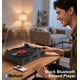 thumbnail image 4 of Tocadiscos de vinilo MANGOSTAN Belt-Drive, Bluetooth de 3 velocidades, 4 of 9