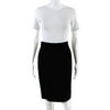 Pre-owned|Escada Margaretha Ley Women's Wool Pencil Skirt Black Size EUR 36