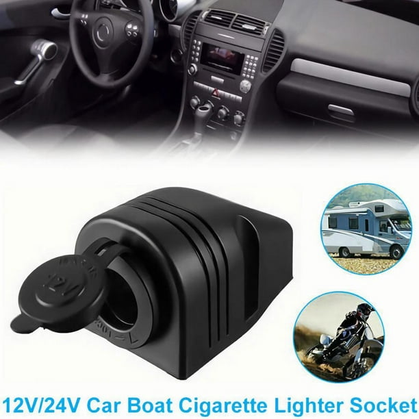 boat cigarette lighter Liraijei Car Socket SurfacePower Plug Accessory Outlet 12V R2f4 This makes the connexion vibration proof Car Marine Van Boat Cigarette