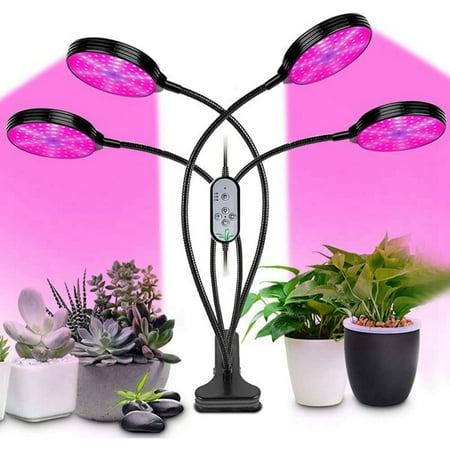

60W Grow Light for Indoor Plants with Auto On/Off LED Plant Grow Lights on Grow Lamp for Seed Starting/Gardening