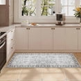 thumbnail image 6 of Washable Kitchen Runner Rug 60" x 22", Non-Slip Soft Low Profile Kitchen Rug, Farmhouse Distressed Floral Oriental Rug for Kitchen, Hallway & Laundry Room, 6 of 6