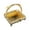 A, variant on Modern Decorative Metal Fruit Basket Lightweighted Easy Carry Square/Round/Oval For Dining Event Metal Serving Tray