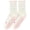Pink mini heart - 1 pack, variant on Yawlsow Pilates Socks with Grips for Woman, Non Slip Ruffle Yoga Socks with 6-Bow & Arch Support for Barre Ballet Workout, Hospital