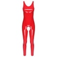 thumbnail image 4 of Catsuit de látex para mujer, trajes brillantes de aspecto húmedo, charol erótico, leotardo con entrepierna abierta, ropa de discoteca de baile en barra, 4 of 5