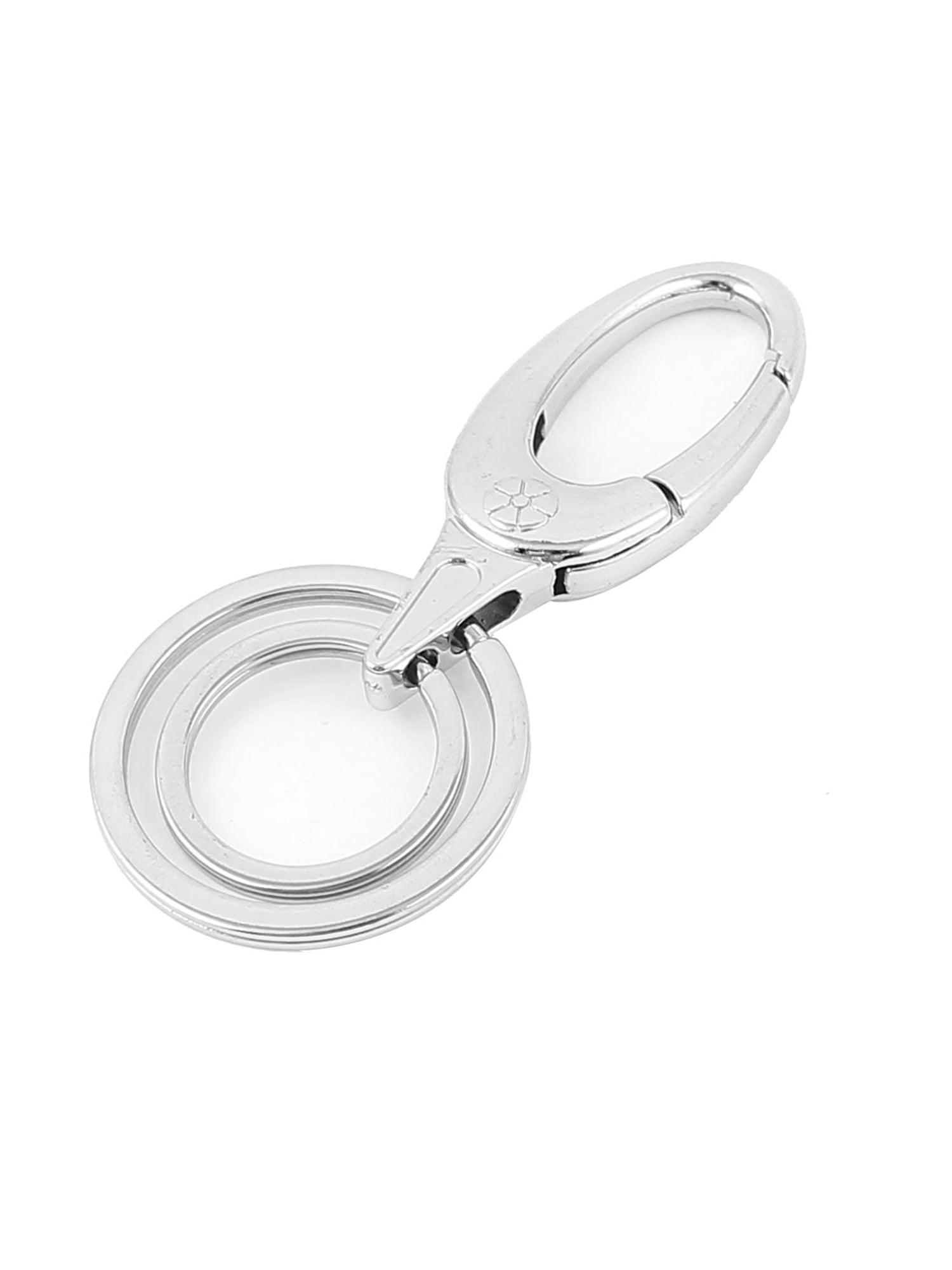 Unique Bargains Silver Tone Swivel Lobster Clasp Hook Keychain