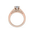 thumbnail image 2 of 1.00 Carat Excellent Pear Cut Natural Diamond Unique Solitaire Ring for Engagement Solid 14K Rose Gold Size 8.5, 2 of 8