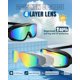thumbnail image 3 of Gafas de natación Rantizon ajustables, antivaho, UV, con visión amplia, para adultos, 3 of 6