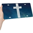 thumbnail image 5 of License Plate Frame Covers It is Well with My Soul Car License Plates Encouraging Vanity Tag Car Front Plate Merry Christmas for Auto Car Bike Motorcycle Vehicle 6"x12", 5 of 7