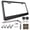 Real Carbon Frame-Wide Edge, variant on Universal No Drill Front License Plate Mount Kit