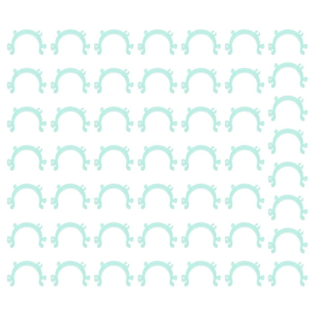 Pinces à Coudre, Pinces Porte-Fil pour Canette, Support Transparent pour Canette, Petit Support pour Canette, 50 Pcs Pinces de Fixation de Fil Anti-Peluches pour Canette, Pinces Colorées pour Canette Vert 1x0,67 Po