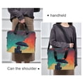 thumbnail image 6 of FORMRS 16" Laptop Bag Carrying Sleeve Case with Handle Travel Shoulder Briefcase, Astronaut and Sky, 6 of 8