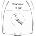 thumbnail image 2 of Bifocal Reading Glasses Blue Light Blocking Spring Hinge Readers for Men Women, 2 of 6