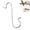 Silver, variant on Zwwxt Metal S Ornament Hooks S Hooks Christmas Tree Hanging Hooks For Holiday Decorations Crafts Ornaments