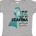 thumbnail image 4 of Inktastic I Wear Teal for My Grandma Boys or Girls Baby Bodysuit, 4 of 5