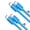 Blue, variant on TTech 10 Pack USB-C to USB-C Charging Cable Fast Charger Compatible with iPhone 17, 16, 15 Pro Max Plus, iPad, AirPods, Car Play / Samsung Galaxy S26 S25 S24 Ultra, Universal Type-C (60W, 6ft, Gold)