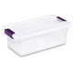 thumbnail image 4 of Caja de almacenamiento Sterilite ClearView Latch de 6 litros, apilable, paquete de 12, 4 of 9