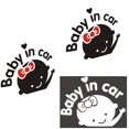 thumbnail image 4 of Homeholiday Car Styling 3D Cartoon Car Stickers Reflective Vinyl Baby in Car Warming Sticker Decals on Board Decoration, 4 of 8