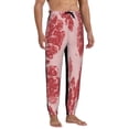 thumbnail image 4 of Xecao Red Meat Print Active Tech Joggers for Men, Mens Sweatpants Lounge Pants with Pockets-3X-Large, 4 of 5