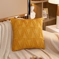 thumbnail image 5 of Juego de 2 fundas de almohada decorativas de terciopelo de felpa corta y suave, funda de cojín cuadrada, 5 of 5