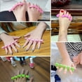 thumbnail image 3 of Separadores de dedos Tecbeauty, 120 unidades, para esponja de pedicura, 3 of 7