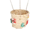 thumbnail image 4 of M Buder Globo Aerostático Decorativo con Cesta de Bambú Adorno Colgante Navideño Multicolor de PVC para Fiestas del Hogar Regalos Dulces Juguetes 12.00 cm, 4 of 9