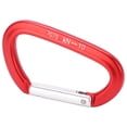 thumbnail image 2 of Ring Hook,10KN Aluminum Alloy Carabiner Key Chain Spring Clip Ring Locking Carabiner Highly Recommended, 2 of 14