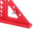 Printable Precision Protractor Multi Angle Measuring Ruler Multi Functional Carpenter Square Hole ...