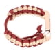 thumbnail image 5 of Pulsera Con Cordón De Paraguas, Correa De Muñeca Con Cordón De Paraguas, Cómoda De Usar, Impermeable Ajustable Para Reloj Mi Band 6/5 NFC Cergrey oro rojo, 5 of 8