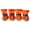 Orange, variant on Dog Shoes Breathable Mesh Boots,Summer Breathable Dog Boots Nonslip Sole Paw Protector for Small Medium Dogs