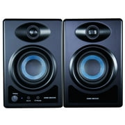Numark N-Wave 360 Powered Desktop DJ Monitor Speakers with Isolator Pads