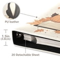 thumbnail image 3 of FORMRS 3 Ring Photo Album 4"x6" Self Adhesive Large Capacity PU Leather Cover, Cartoon Halloween Cat, 3 of 8