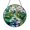 Acrylic 3.5 Inch, variant on Pond Frog and Flowers Decorative Window Hanging – Stained Glass Style