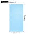 thumbnail image 2 of Uxcell Ripple Water Sheet Miniature Roof Tiles for DIY Model Light Blue Static Water Pattern 110x55cm/4.33x2.16", 2 of 6