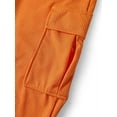 thumbnail image 3 of Women’s Orange Ribbed 2‑Piece Set – Crop Top & High‑Waisted Work Pants, Summer Streetwear, 3 of 9